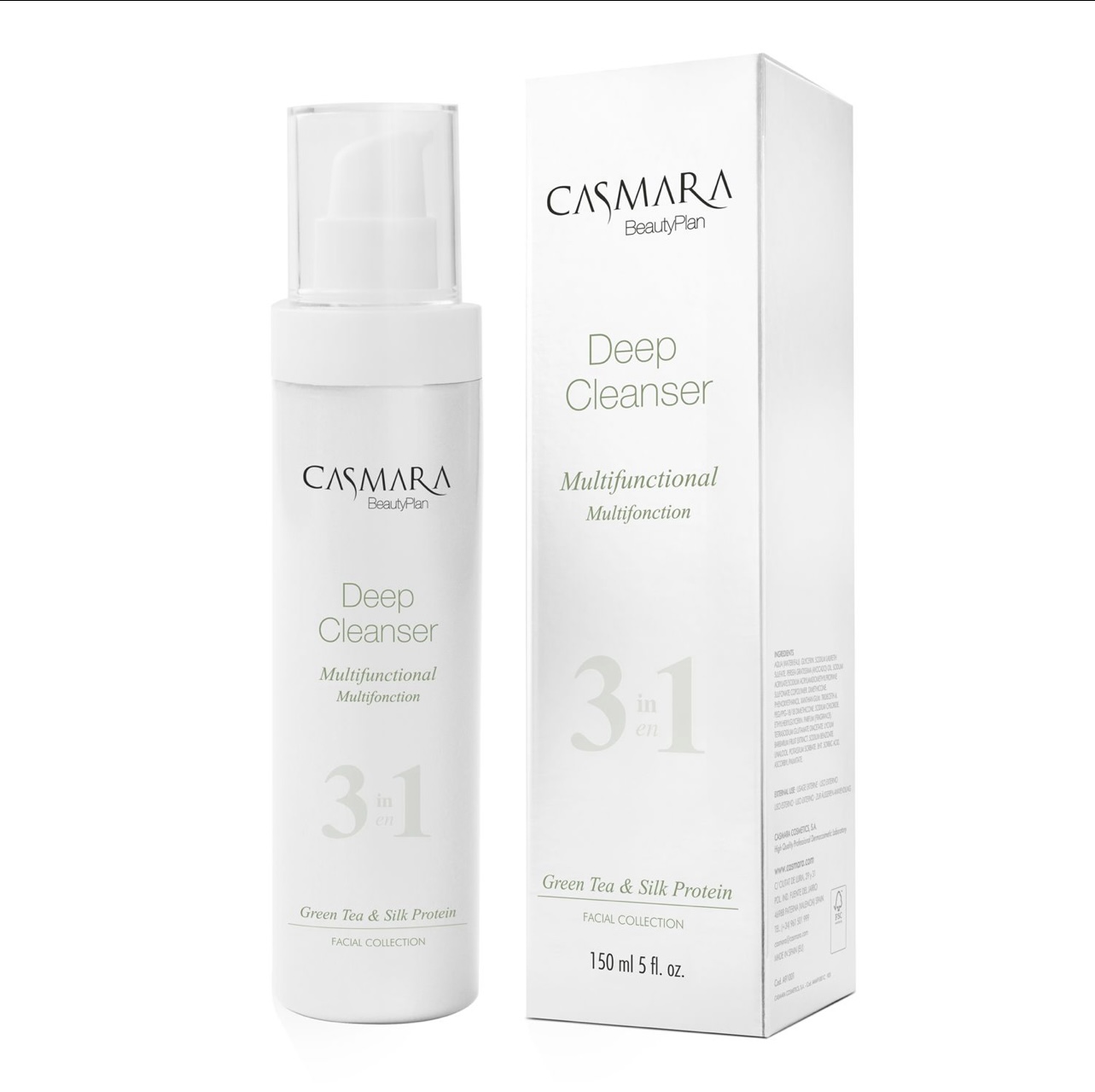 LIMPIADOR FACIAL PIEL SENSIBLE 3 en 1 - CASMARA