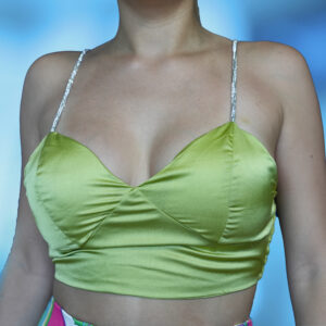 Green Crop Top