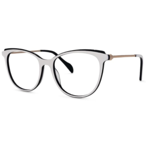 Monturas Las Vegas Frames Z506 Color: White/Black/ Gold