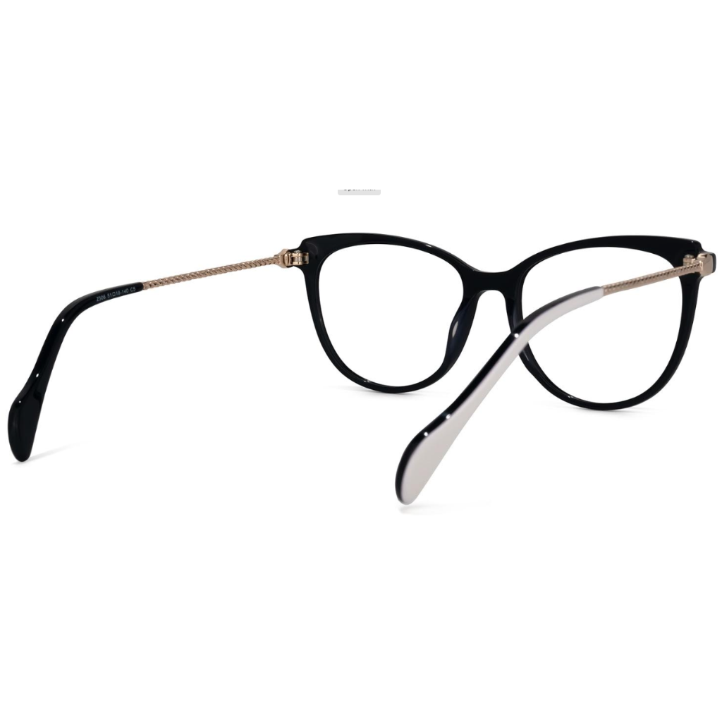 Monturas Las Vegas Frames Z506 Color: White/Black/ Gold - Image 2