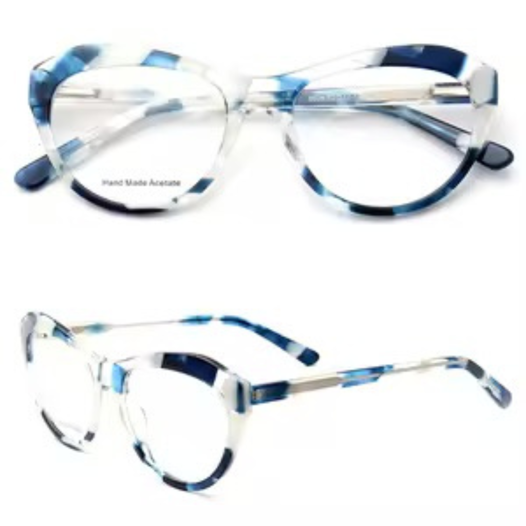 Monturas Las Vegas Frames 6524 Color: Blue/White/Crystal