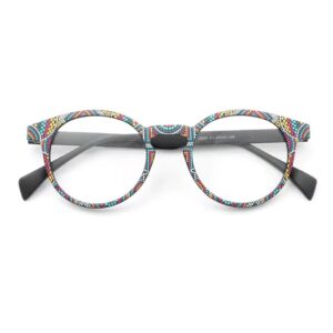 Monturas Las Vegas Frames IS031 Color: C1 (Black Multi-Color dots)