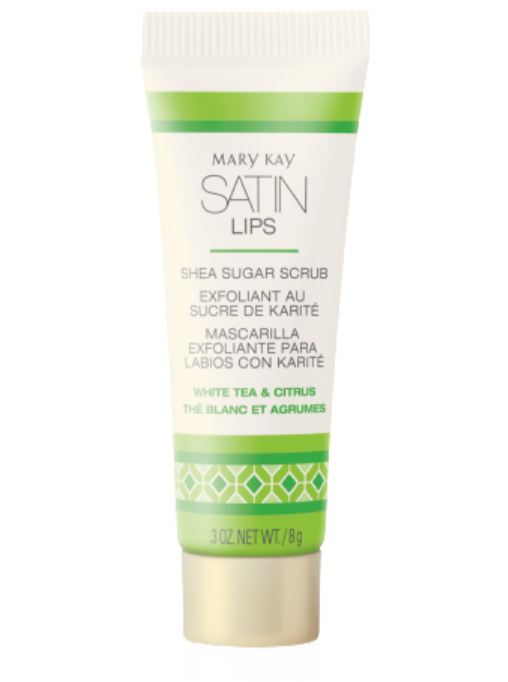 WHITE TEA & CITRUS SATIN LIPS® SHEA SUGAR SCRUB - MASCARILLA EXFOLIANTE PARA LABIOS CON KARITÉ