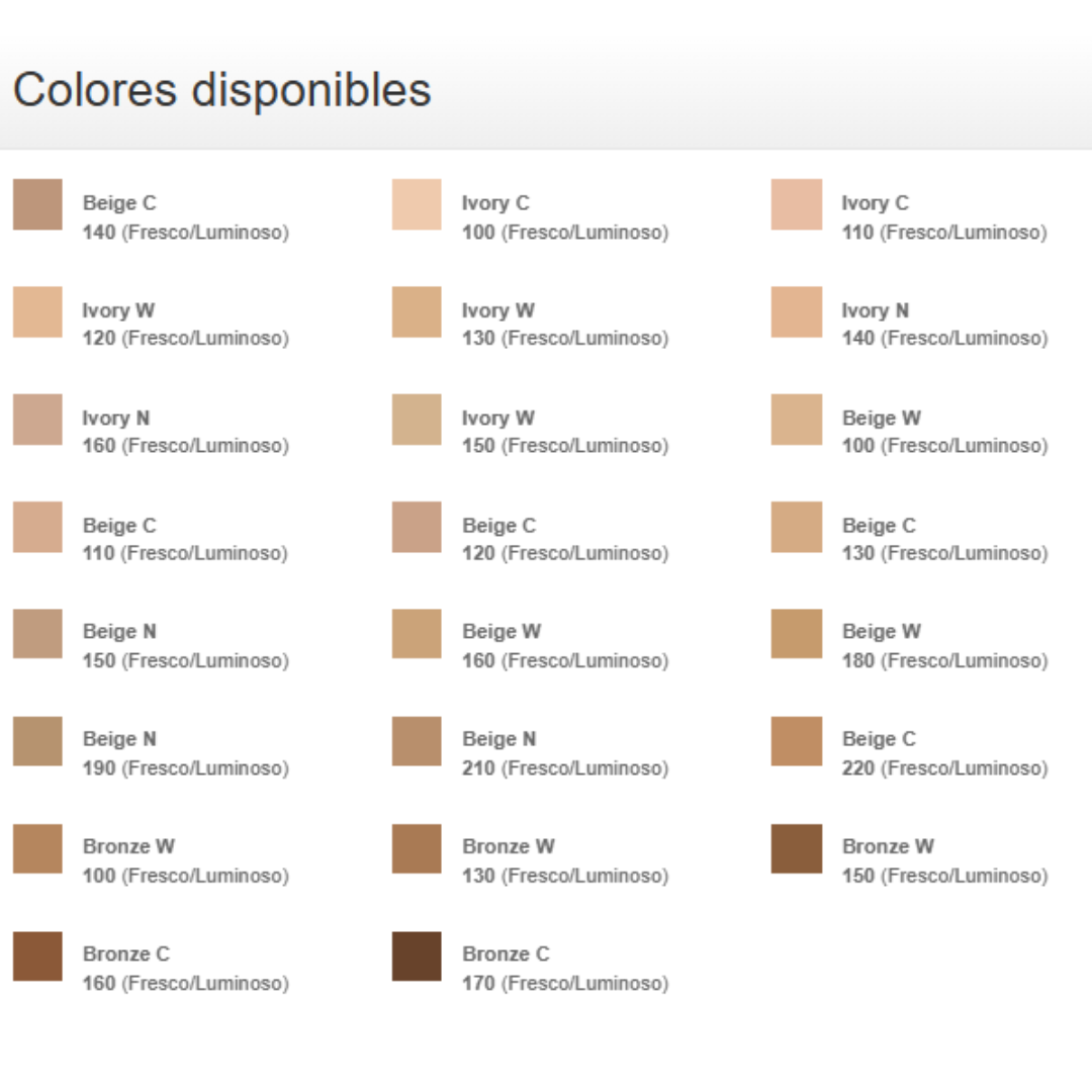 TimeWise® Matte 3D Foundation - Beige C 140 (Fresco/Luminoso) - Image 2