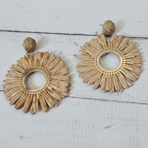 Pantallas de Rattan en Forma de Flor – Diseño Artesanal Boho Chic