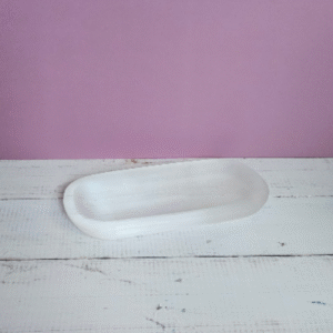 Plato de Selenita – Recarga de Cristales