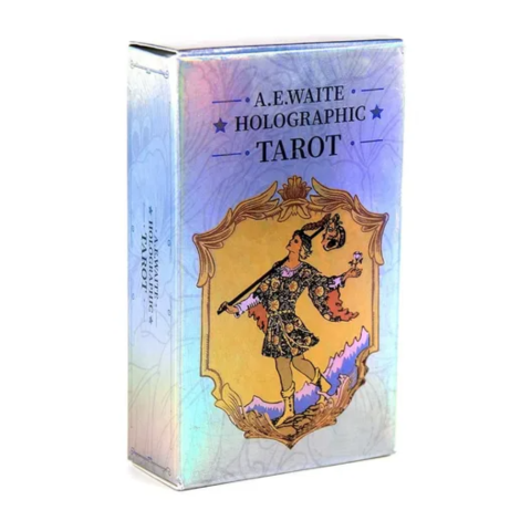 A.E. Waite Holographic Tarot – Mazo Clásico con Acabado Iridiscente - Image 2