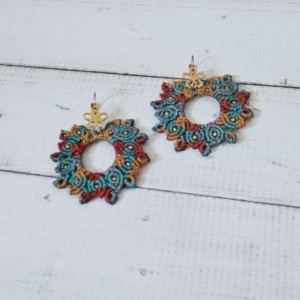 Zarcillos de Macramé Boho – Artesanales, Coloridos y Ligeros