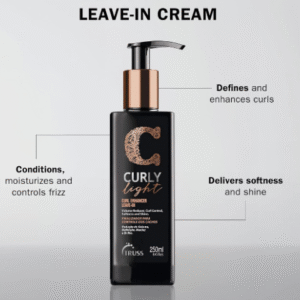 Truss Curly Light Leave-in Cream 250ml - Crema de Peinar Definidora de Rizos