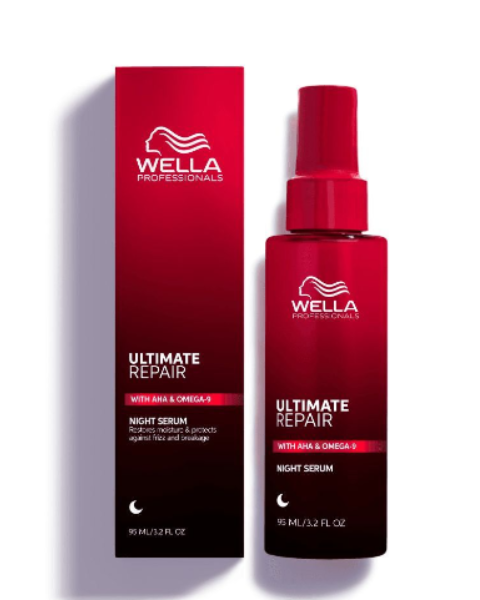 Wella Ultimate Repair Night Serum 95ml - Reparación Nocturna Anti-Frizz y Anti-Quiebre
