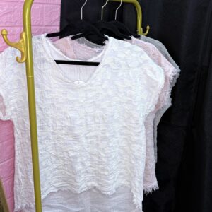 Blusa Italiana con Bordados de Flores