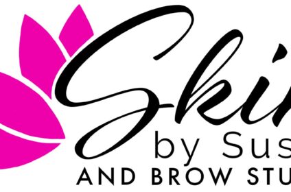 Logotipo oficial de Skin by Susan & Brow Studio, clínica de estética avanzada y diseño de cejas en Mayagüez, Puerto Rico.