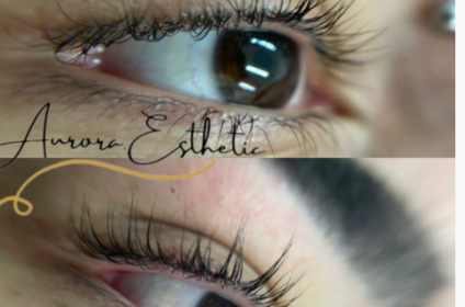 Levantamiento de pestañas profesional para una mirada natural y definida en Aurora.Esthetic, Ponce.